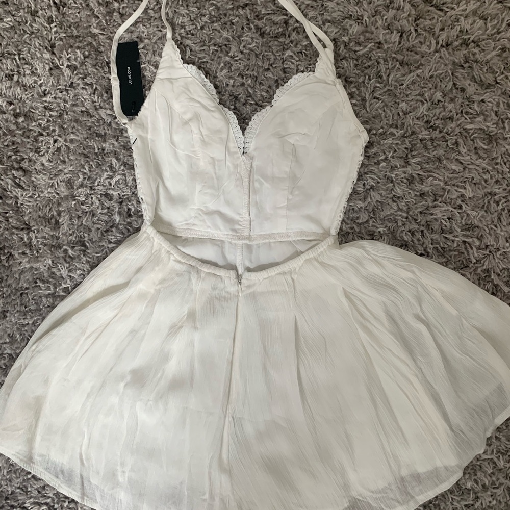 *SOLD* LULU'S starspangled backless lace romper - Picture 2 of 2